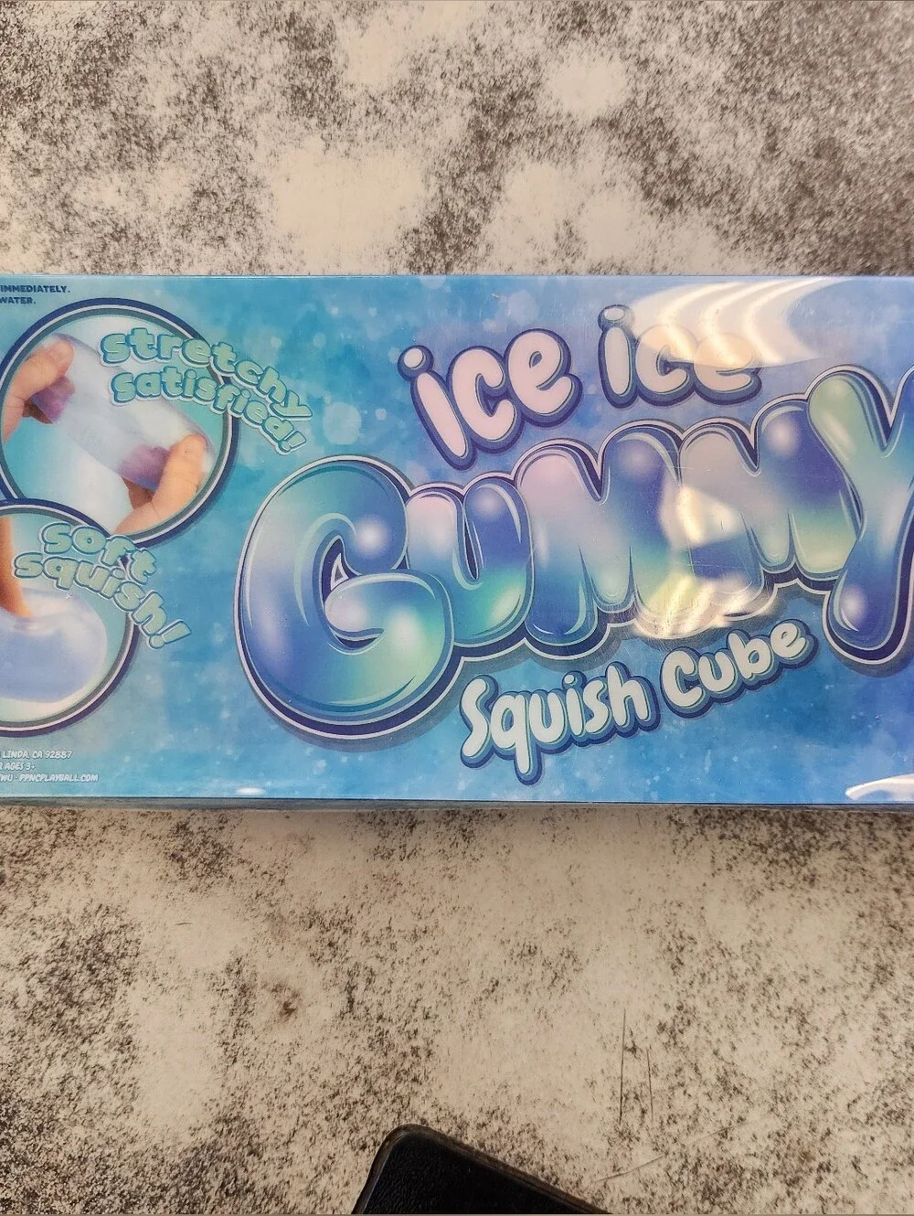 Ice Ice Gummy Squish Cube 12-Pack - Multicolor Sensory Toy